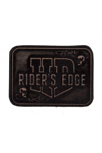 Нашивка кожаная Harley-Davidson Riders Edge коричневая - фото 1 - rockbunker.ru