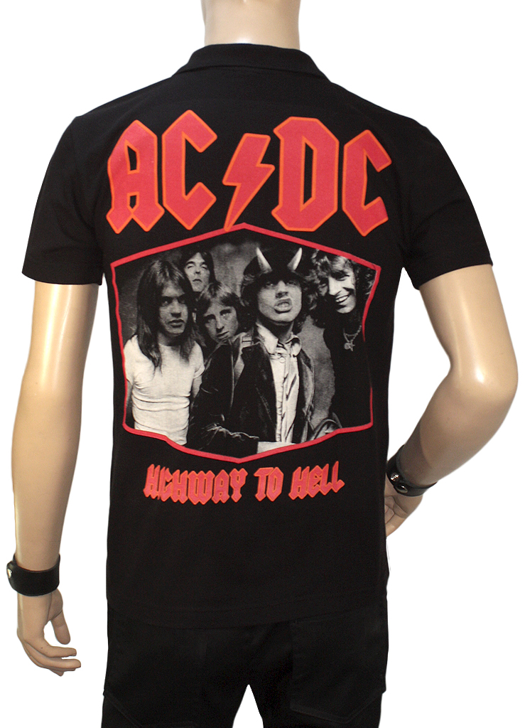 Поло AC DC Highway to Hell - фото 2 - rockbunker.ru