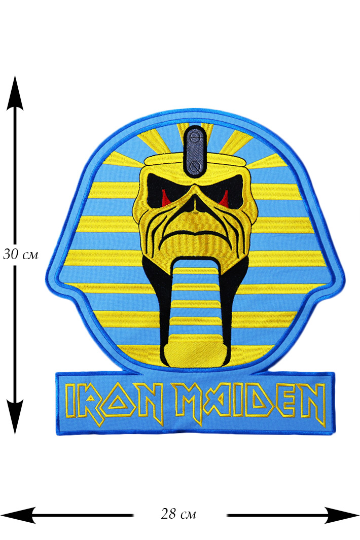 Нашивка с вышивкой Iron Maiden - фото 1 - rockbunker.ru