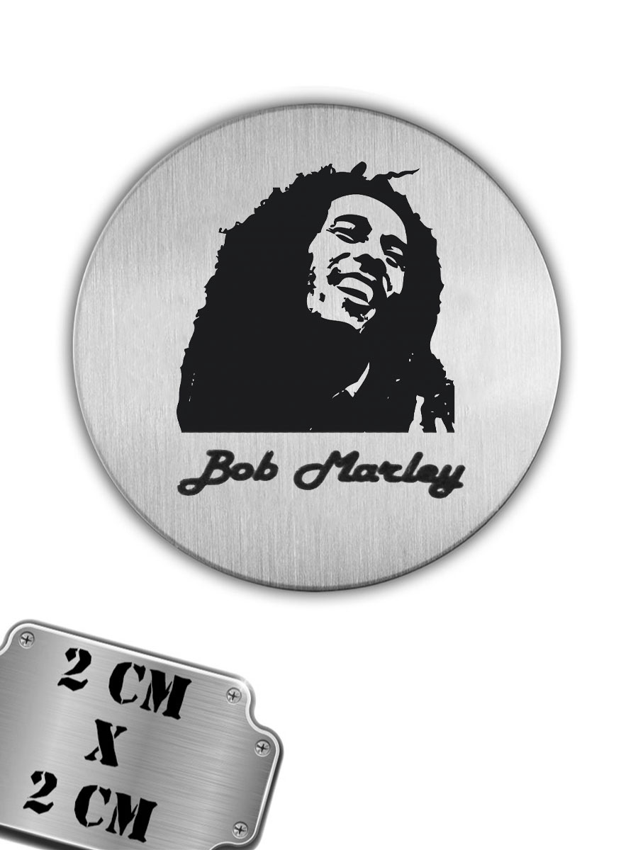 Значок-пин Bob Marley - фото 1 - rockbunker.ru