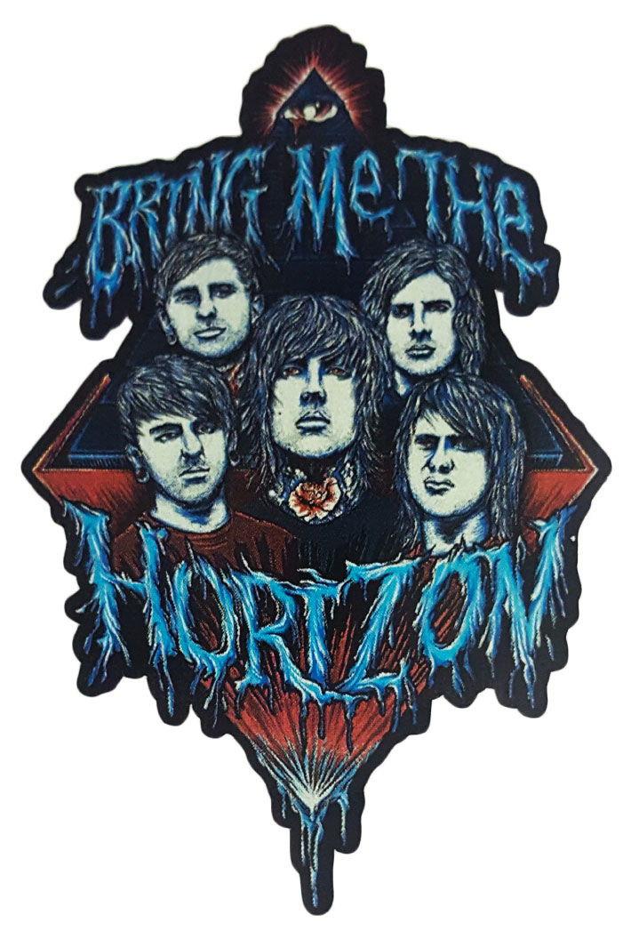 Наклейка-стикер Bring Me The Horizon - фото 1 - rockbunker.ru