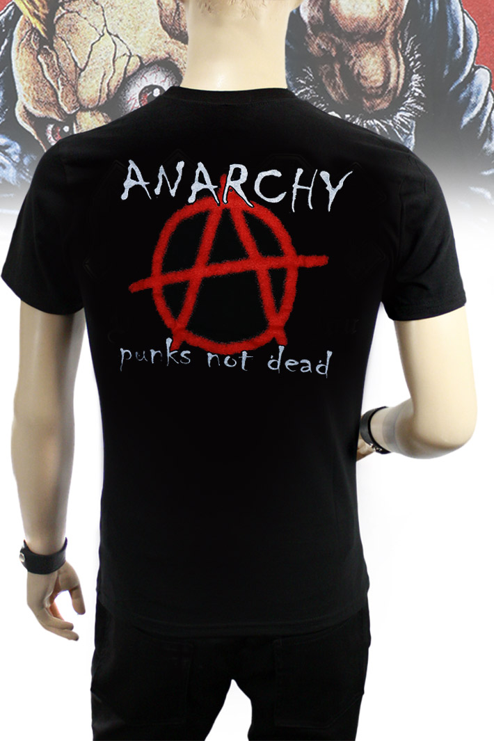 Футболка Anarchy - Punks Not Dead - фото 2 - rockbunker.ru