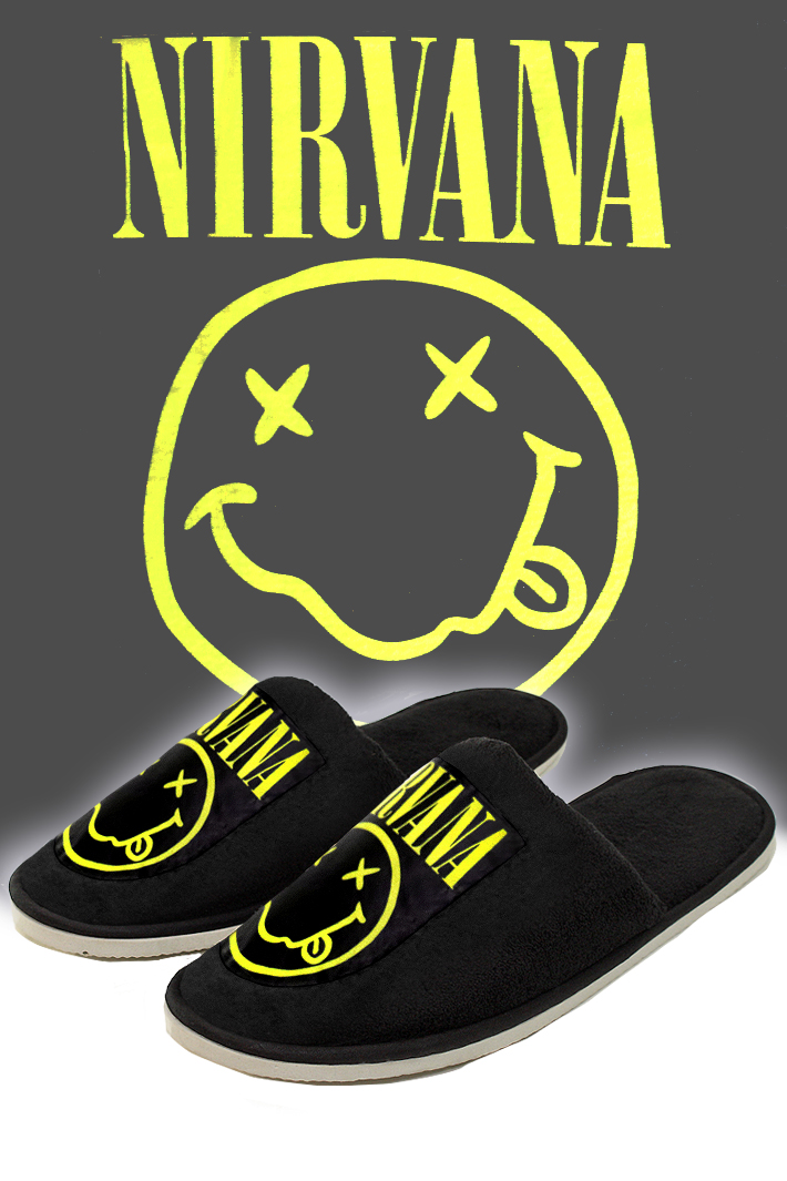 Тапочки Nirvana - фото 1 - rockbunker.ru