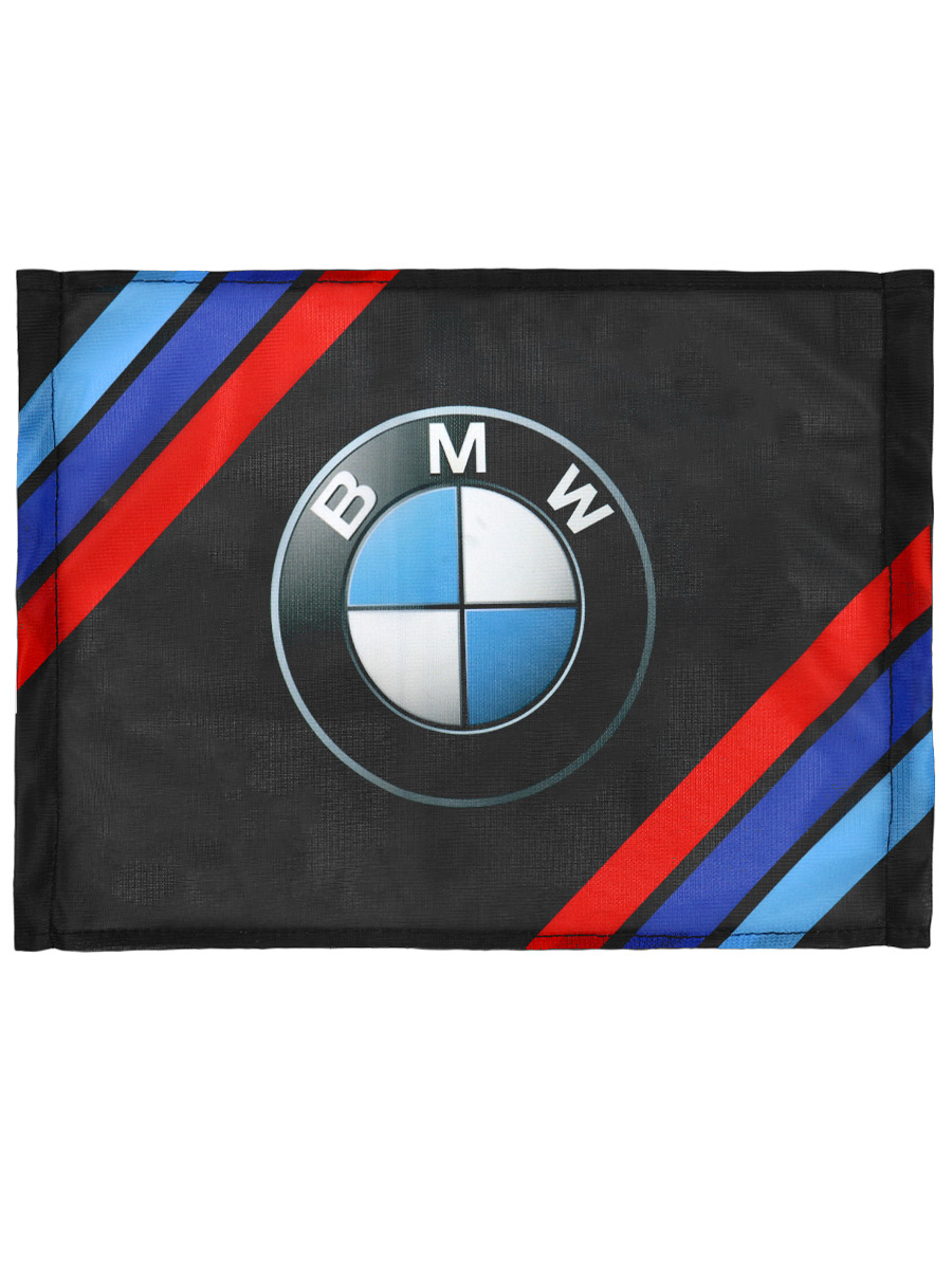 Флаг автомобильный BMW - фото 2 - rockbunker.ru