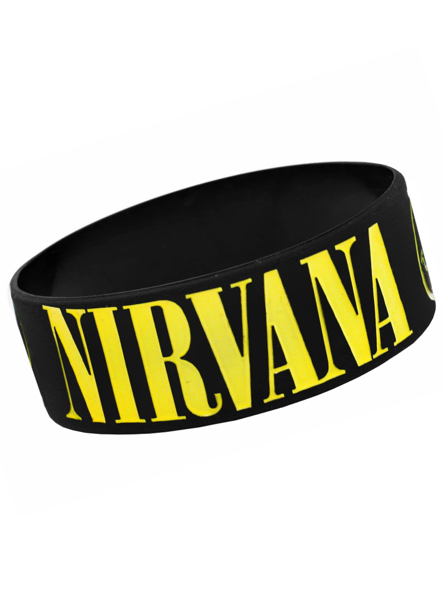 Браслет силиконовый Nirvana - фото 1 - rockbunker.ru