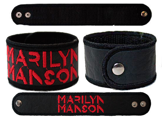Браслет RockMerch Marilyn Manson - фото 1 - rockbunker.ru