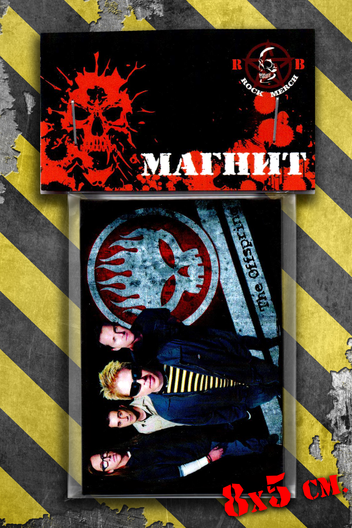 Магнит RockMerch The Offspring - фото 1 - rockbunker.ru