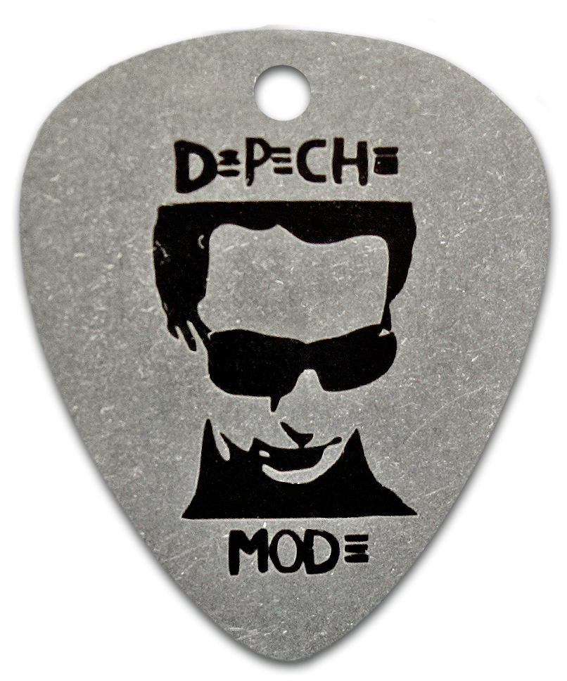 Кулон медиатор Depeche Mode - фото 1 - rockbunker.ru