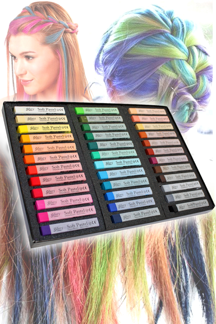 Мелок для волос 36 цветов MPV036 - фото 1 - rockbunker.ru