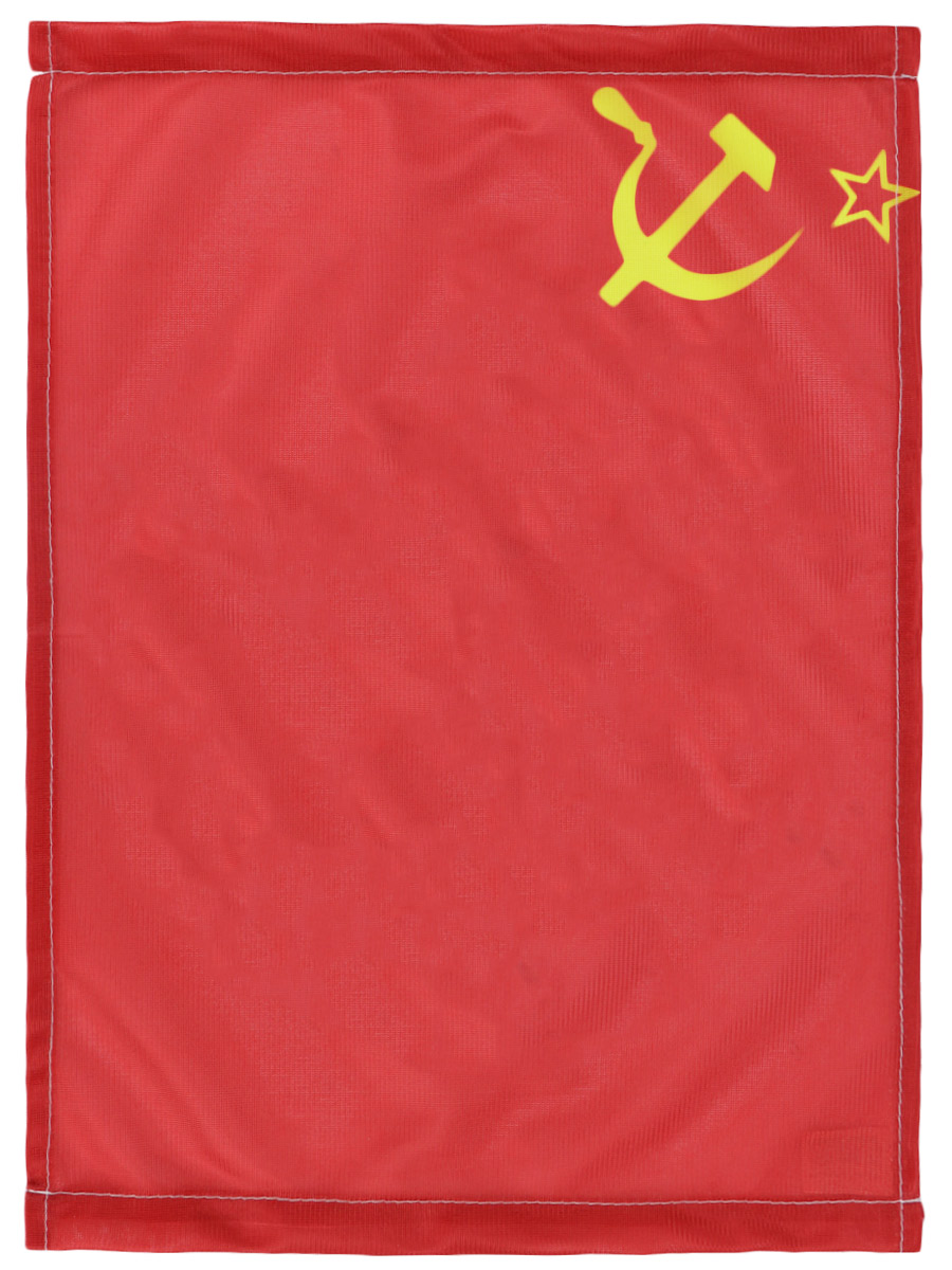 Флаг автомобильный СССР - фото 1 - rockbunker.ru