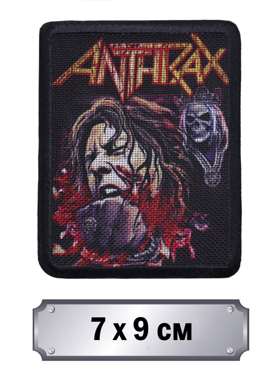 Термонашивка RockMerch Anthrax - фото 1 - rockbunker.ru