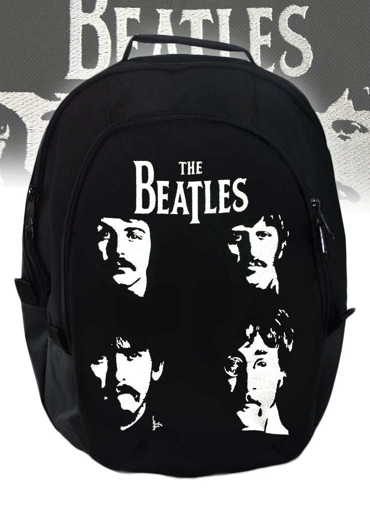 Рюкзак The Beatles текстильный - фото 1 - rockbunker.ru