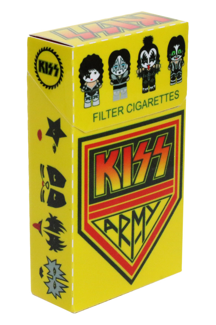Чехол для сигарет Kiss - фото 1 - rockbunker.ru