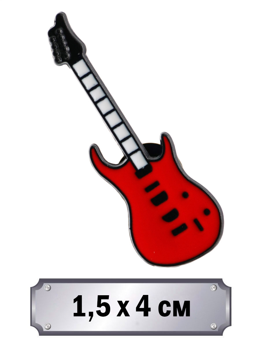 Значок Гитара - фото 1 - rockbunker.ru