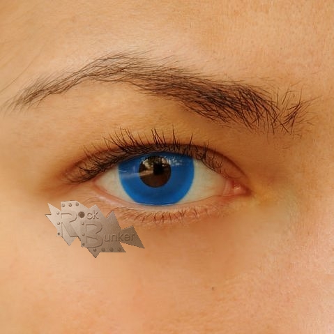 Цветная линза Colors Eye Free Carnival синее бельмо - фото 1 - rockbunker.ru