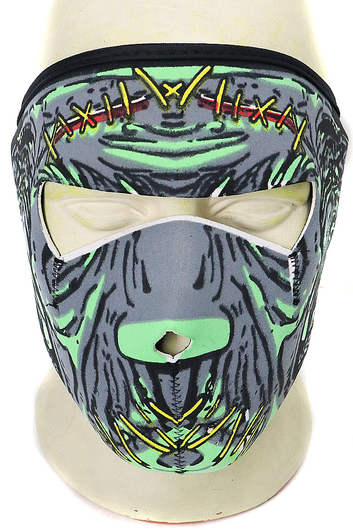 Байкерская маска Лицо со шрамами - фото 2 - rockbunker.ru