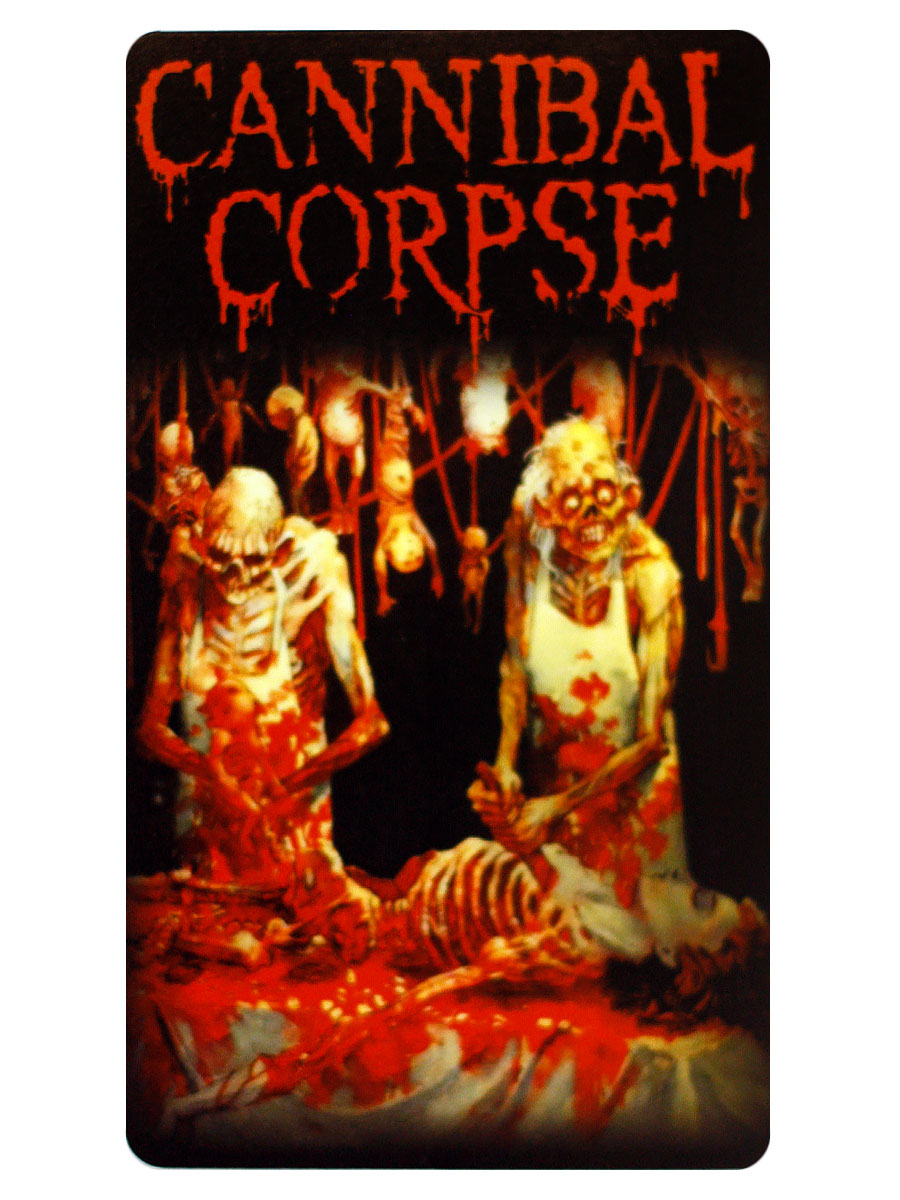 Наклейка-стикер Rock Merch Cannibal Corpse - фото 1 - rockbunker.ru