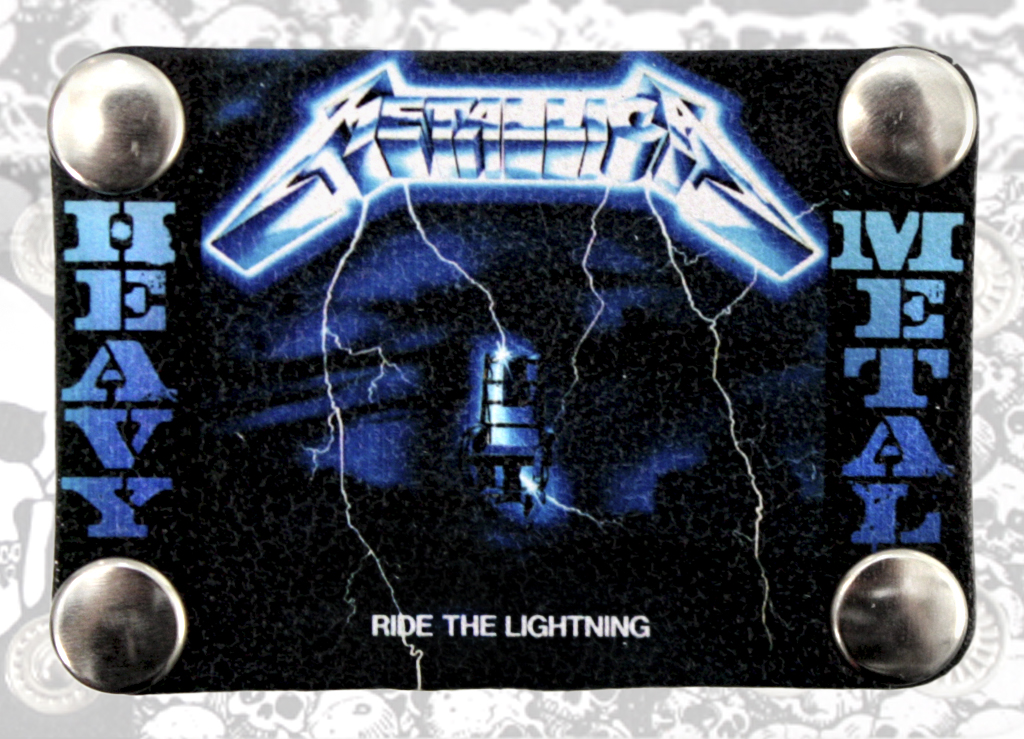 Накладка на браслет RockMerch Metallica Ride the Lightning - фото 1 - rockbunker.ru