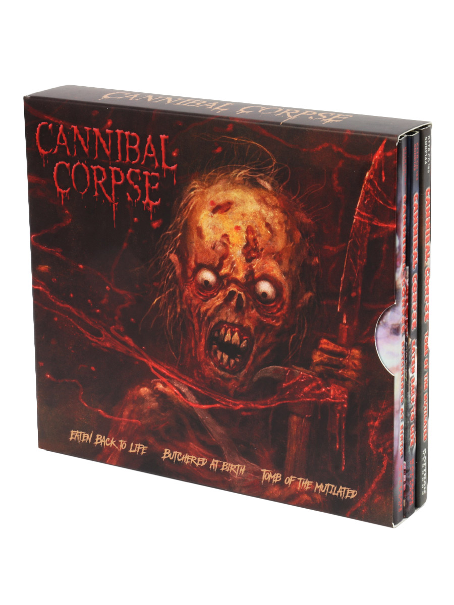 CD Диск Cannibal Corpse Eaten Back to Life/Butchered At Birth/Tomb of the Mutilated - фото 1 - rockbunker.ru