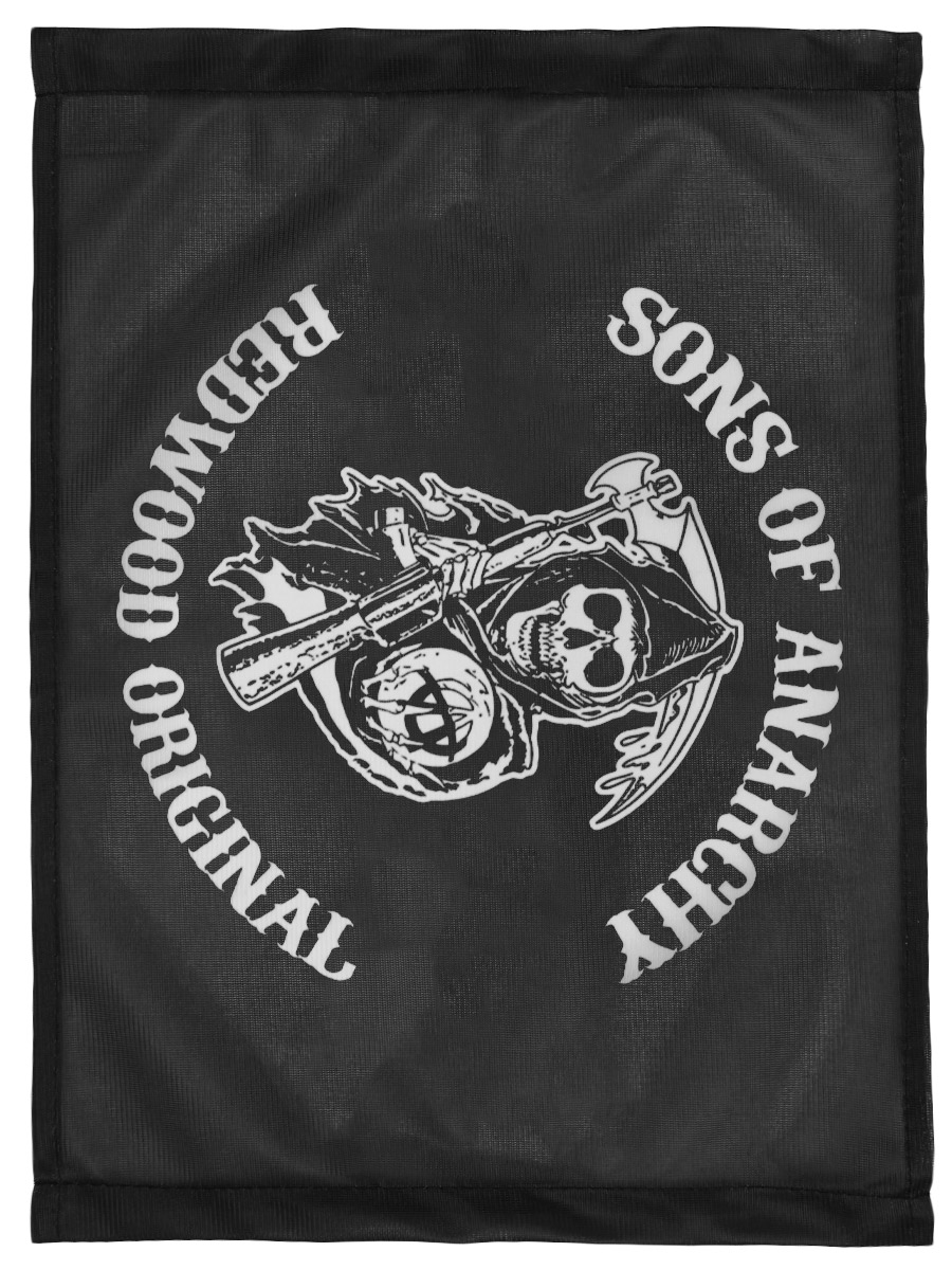 Флаг автомобильный Sons of Anarchy - фото 1 - rockbunker.ru