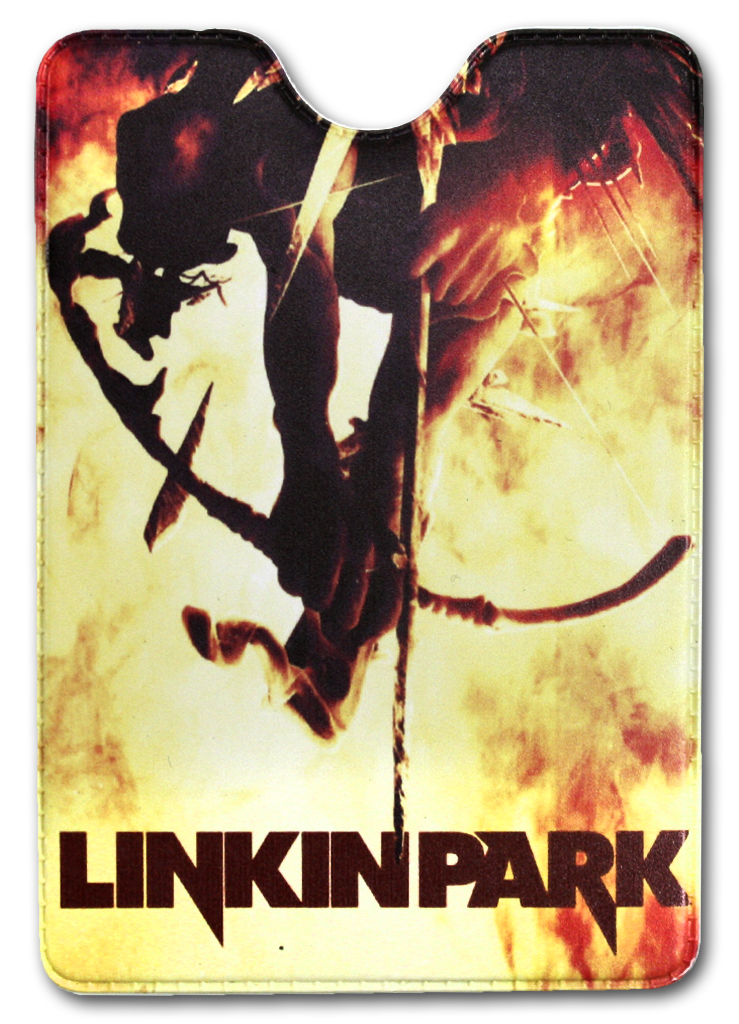Обложка для проездного RockMerch Linkin Park - фото 1 - rockbunker.ru