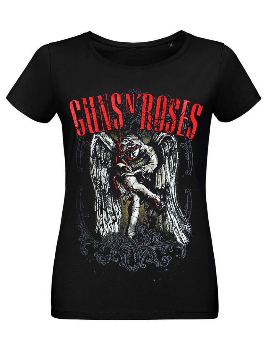 Футболка женская Guns N Roses - фото 1 - rockbunker.ru