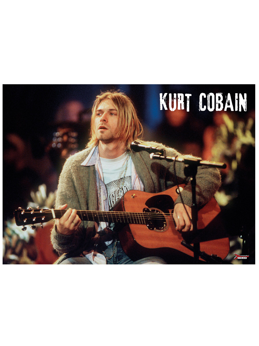 Плакат Kurt Cobain - фото 3 - rockbunker.ru