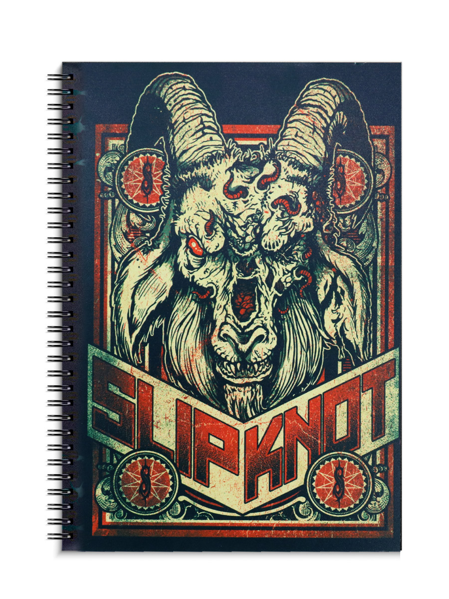 Тетрадь RockMerch На Пружине Slipknot - фото 1 - rockbunker.ru