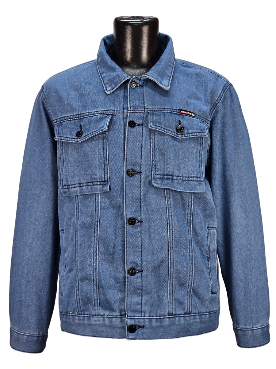 Куртка Джинсовая Синяя - фото 1 - rockbunker.ru