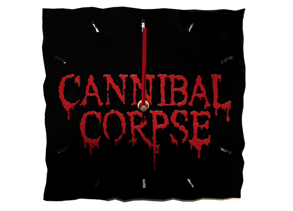 Часы настенные Cannibal Corpse - фото 1 - rockbunker.ru