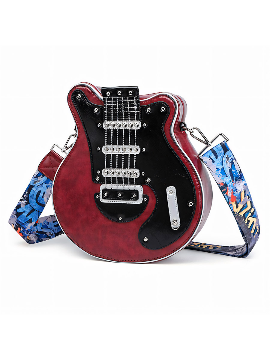 Сумка Гитара Бордовая - фото 1 - rockbunker.ru