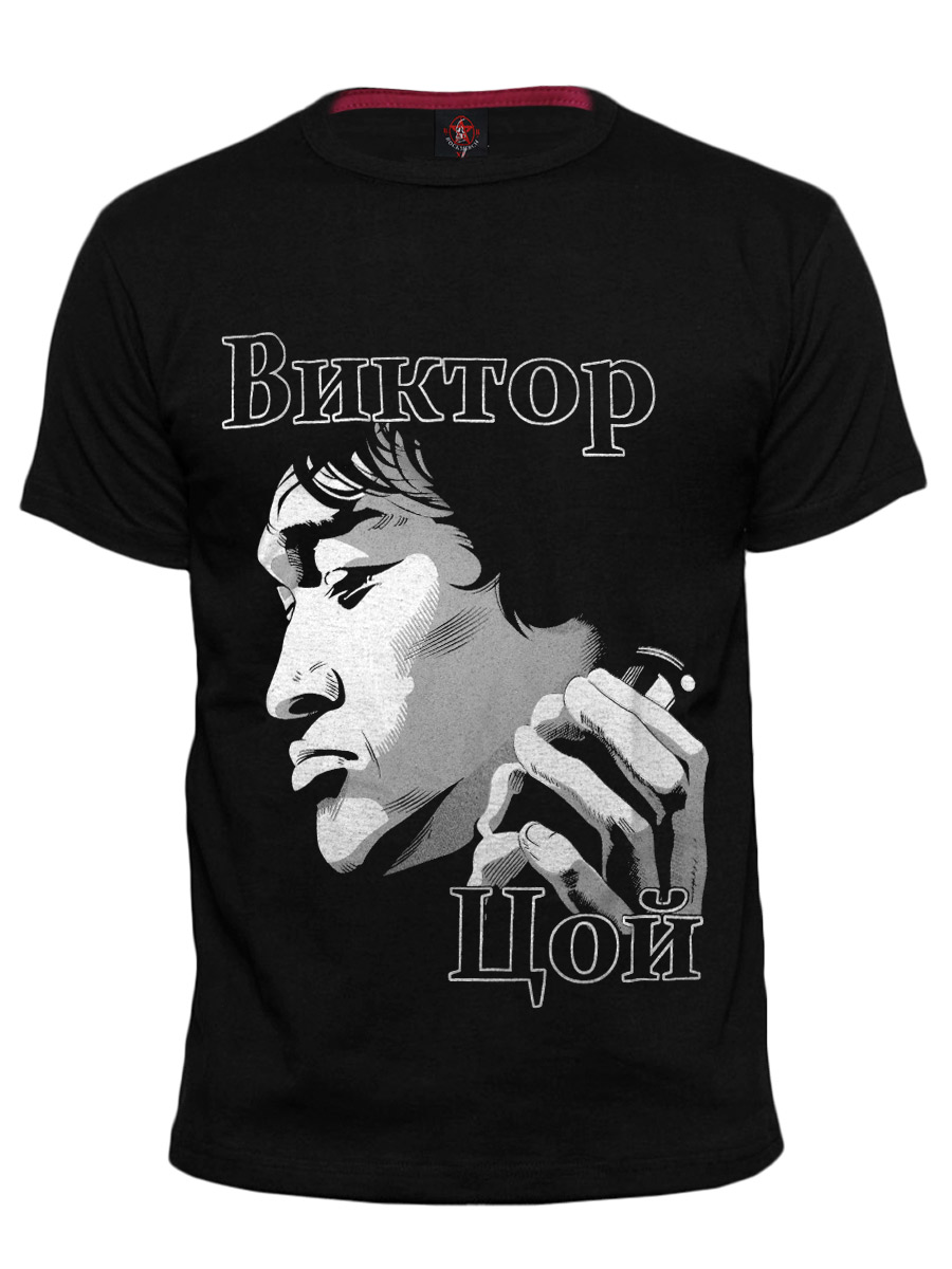 Футболка RockMerch Виктор Цой - фото 1 - rockbunker.ru