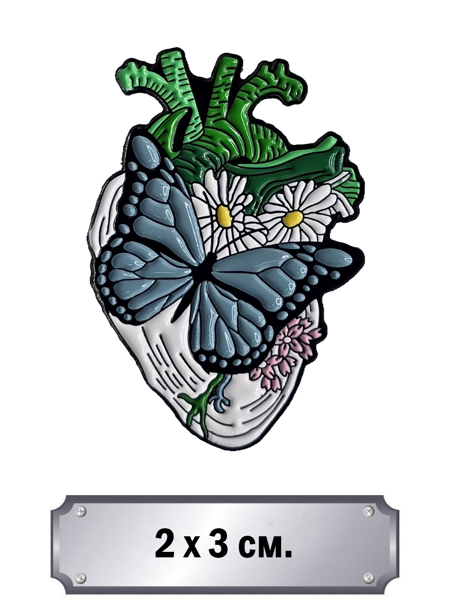 Значок Сердце - фото 1 - rockbunker.ru