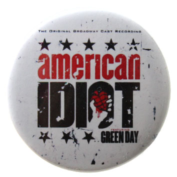 Значок Green Day American Idiot - фото 1 - rockbunker.ru