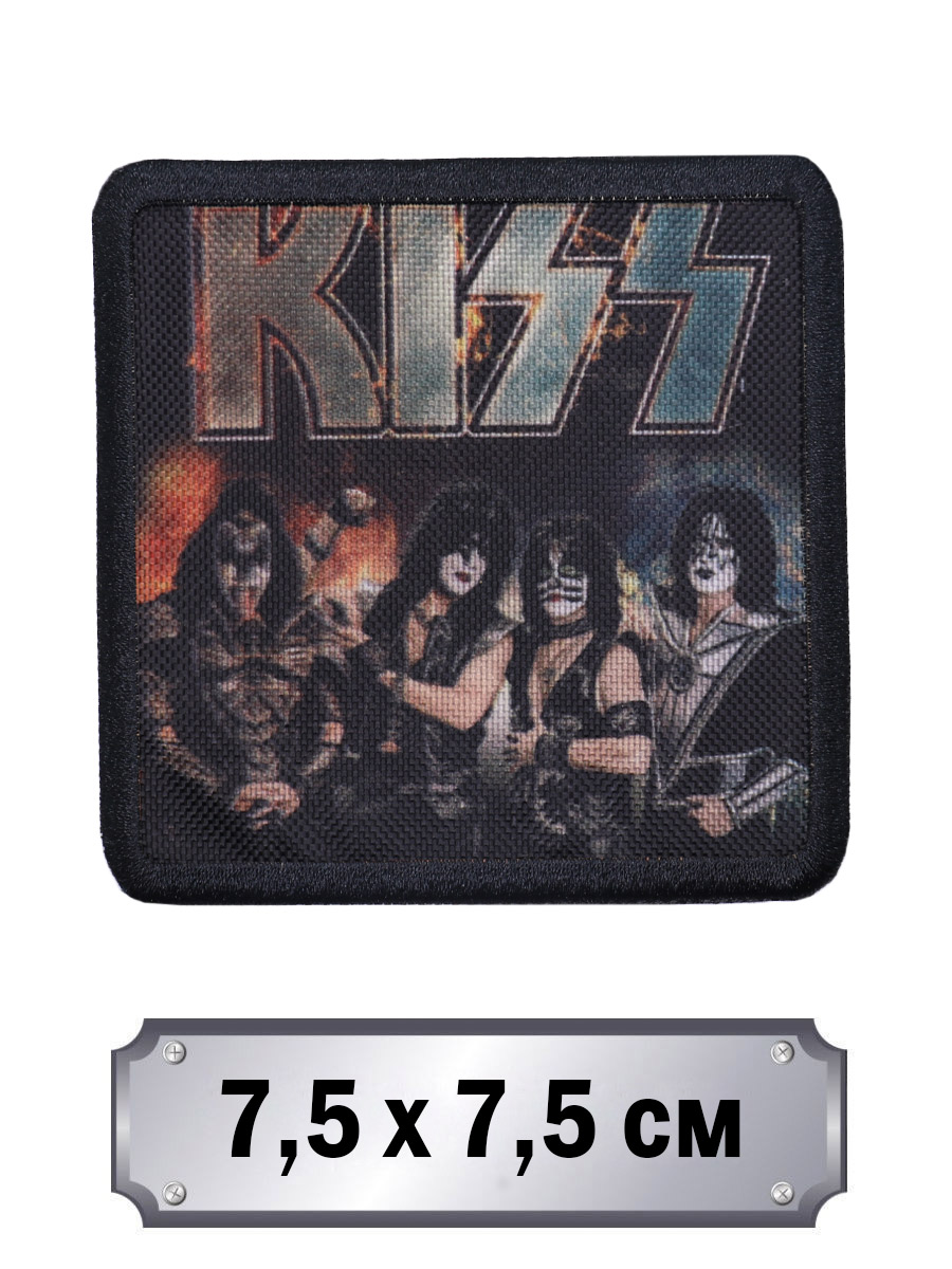 Нашивка RockMerch Kiss - фото 1 - rockbunker.ru