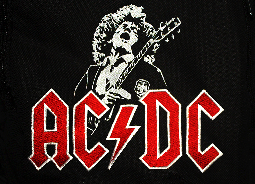Рюкзак AC DC текстильный - фото 2 - rockbunker.ru