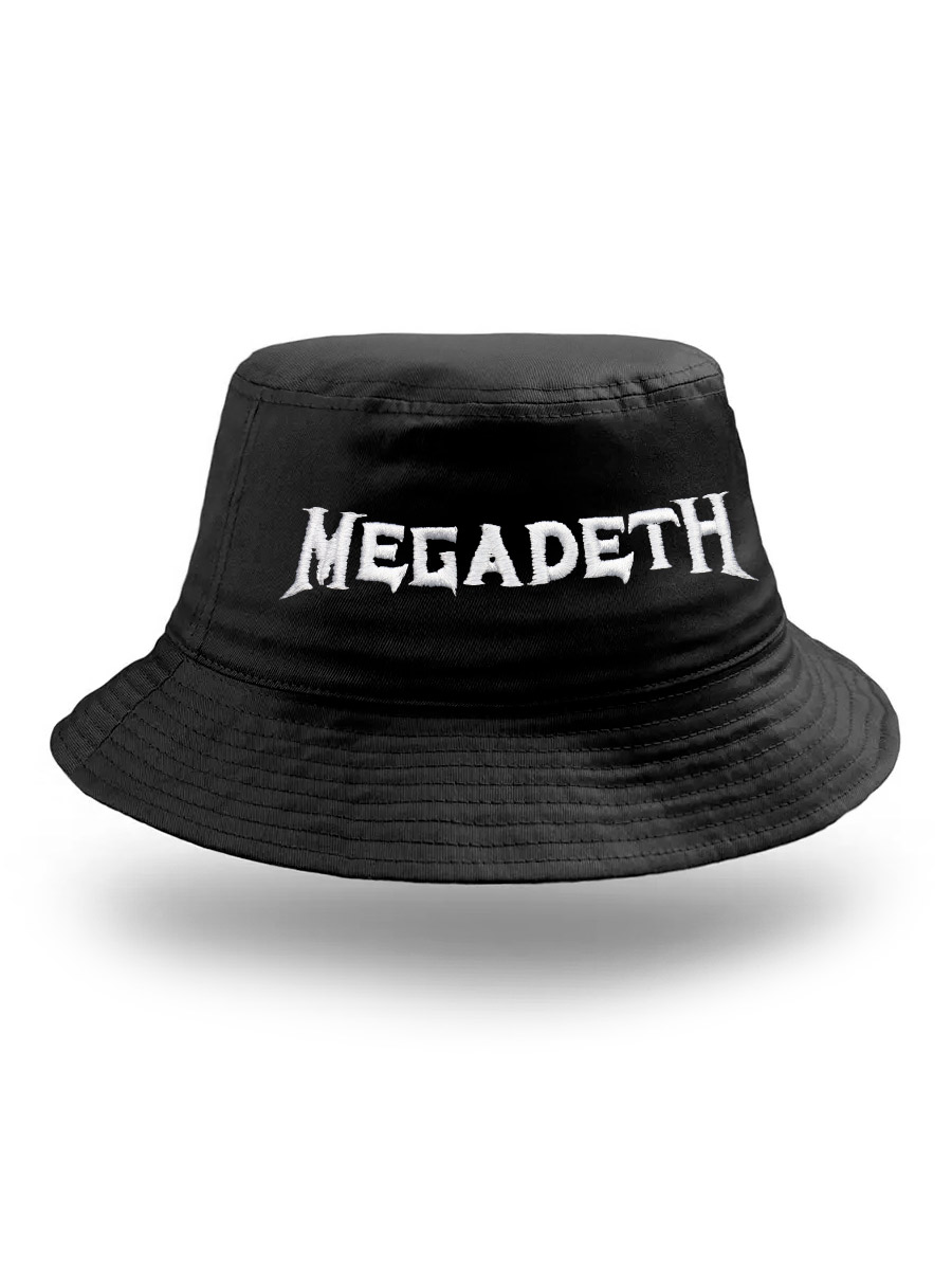 Панама Megadet черная - фото 1 - rockbunker.ru