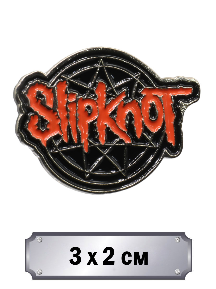 Значок Slipknot - фото 1 - rockbunker.ru