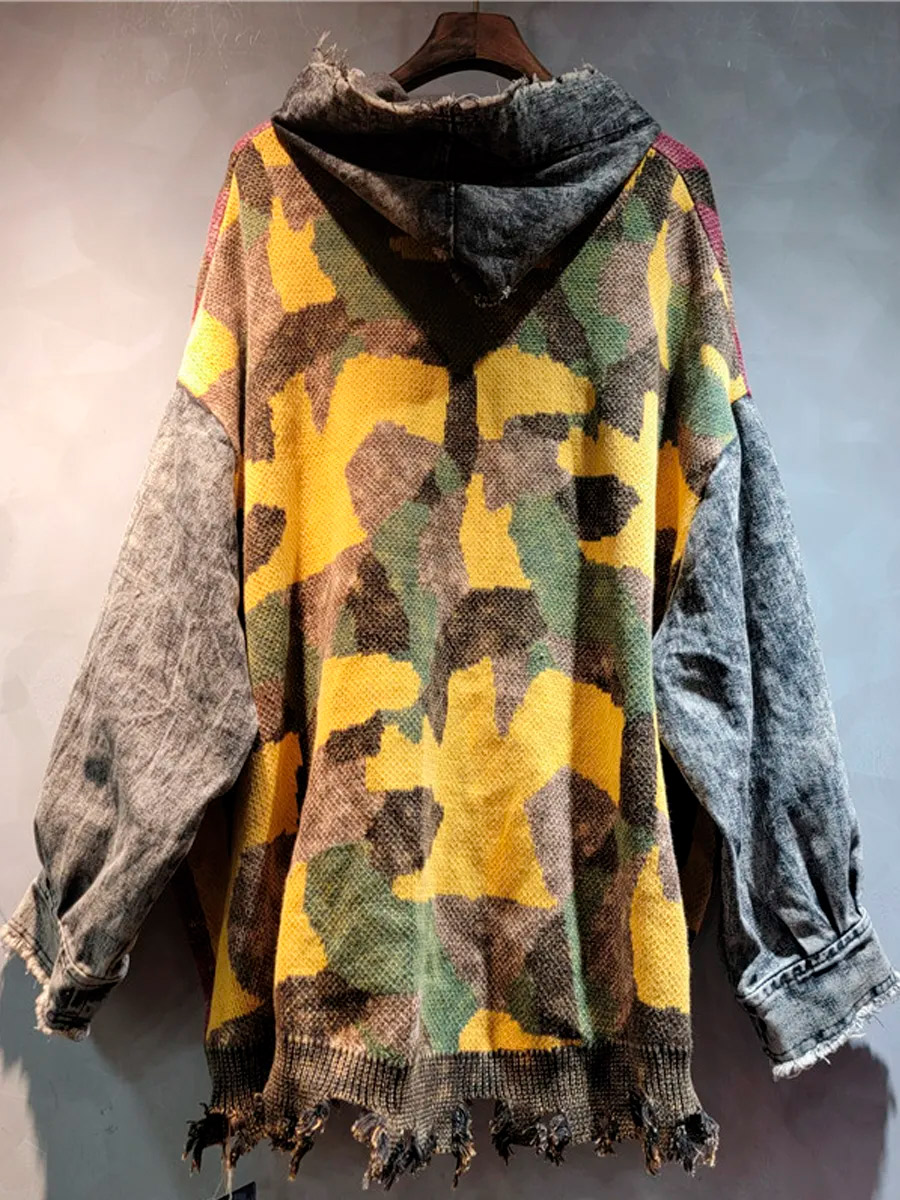 Джемпер на пуговицах Oversize  - фото 2 - rockbunker.ru