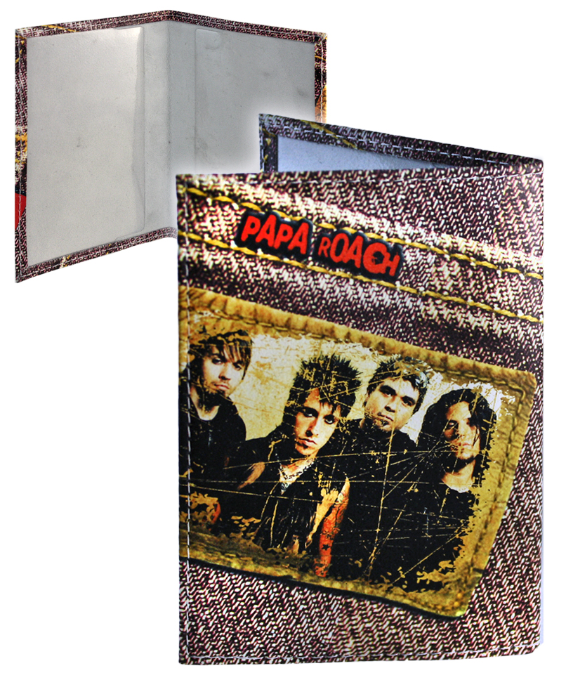Обложка на паспорт RockMerch Papa Roach - фото 3 - rockbunker.ru