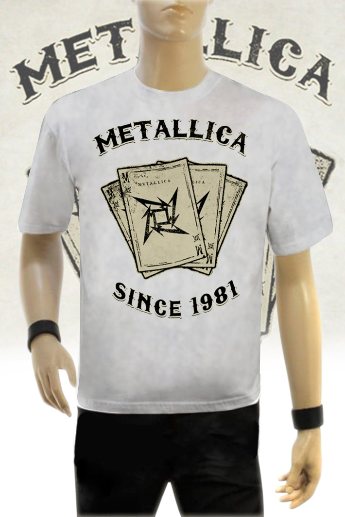 Футболка Metallica Since 1981 - фото 1 - rockbunker.ru