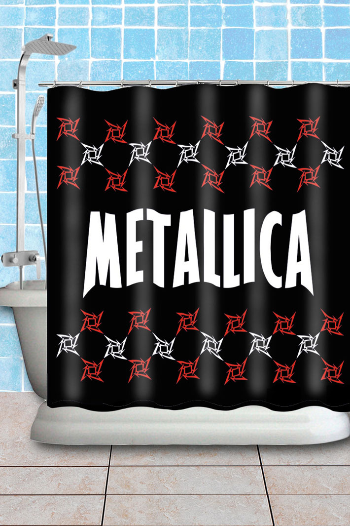 Шторы Metallica - фото 1 - rockbunker.ru