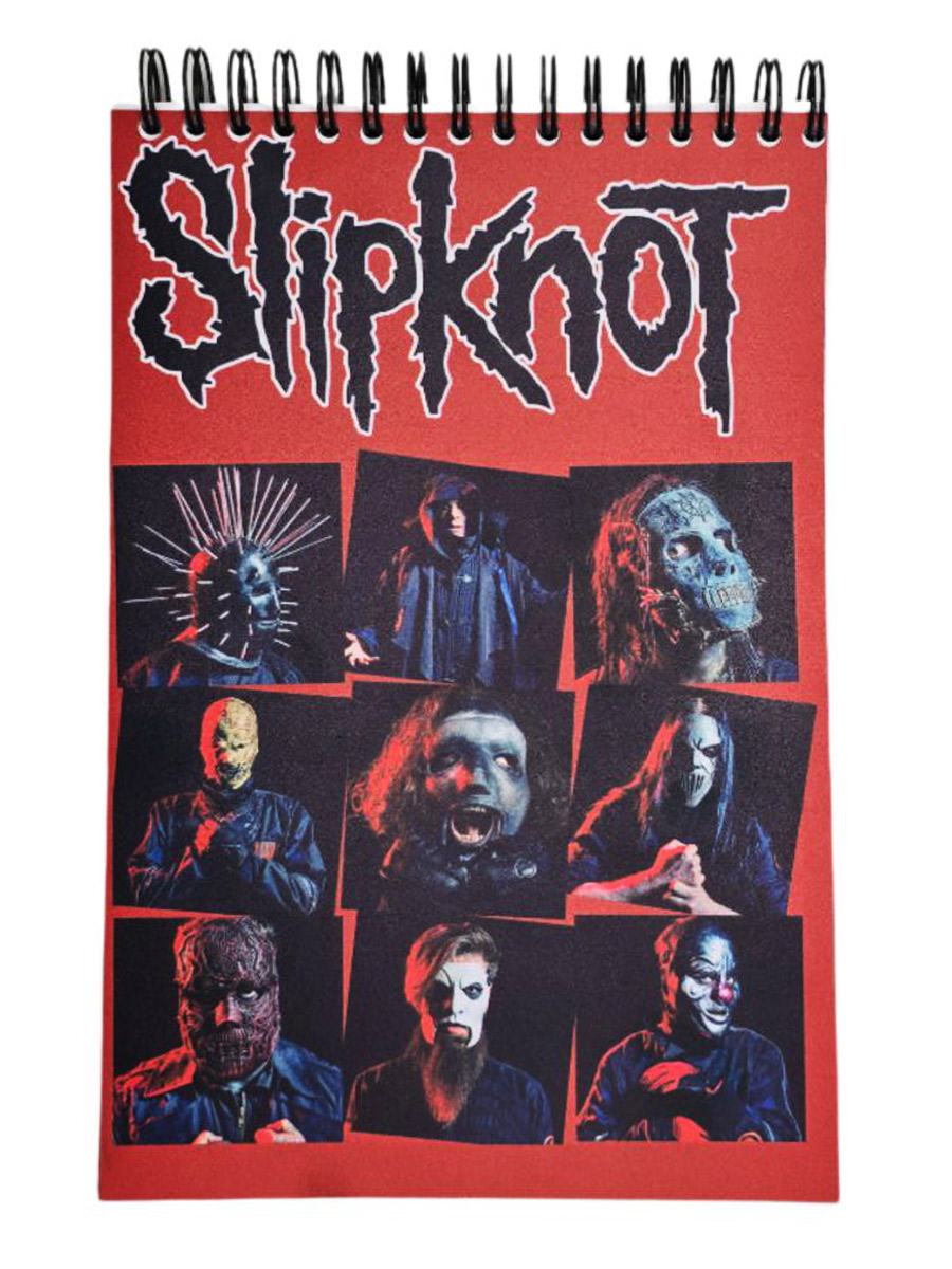 Блокнот RockMerch Slipknot - фото 1 - rockbunker.ru