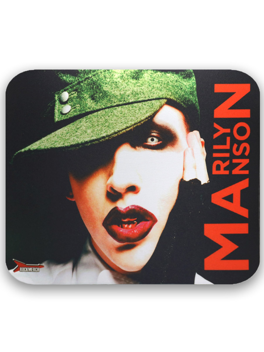 Коврик для мыши Marilyn Manson - фото 2 - rockbunker.ru