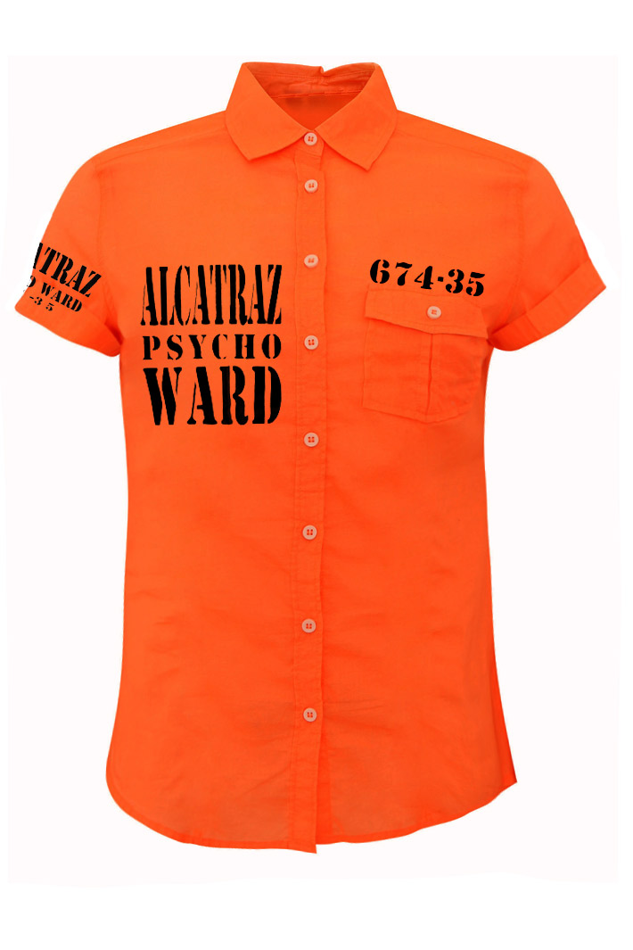 Рубашка с коротким рукавом Alcatraz Psycho Ward - фото 1 - rockbunker.ru