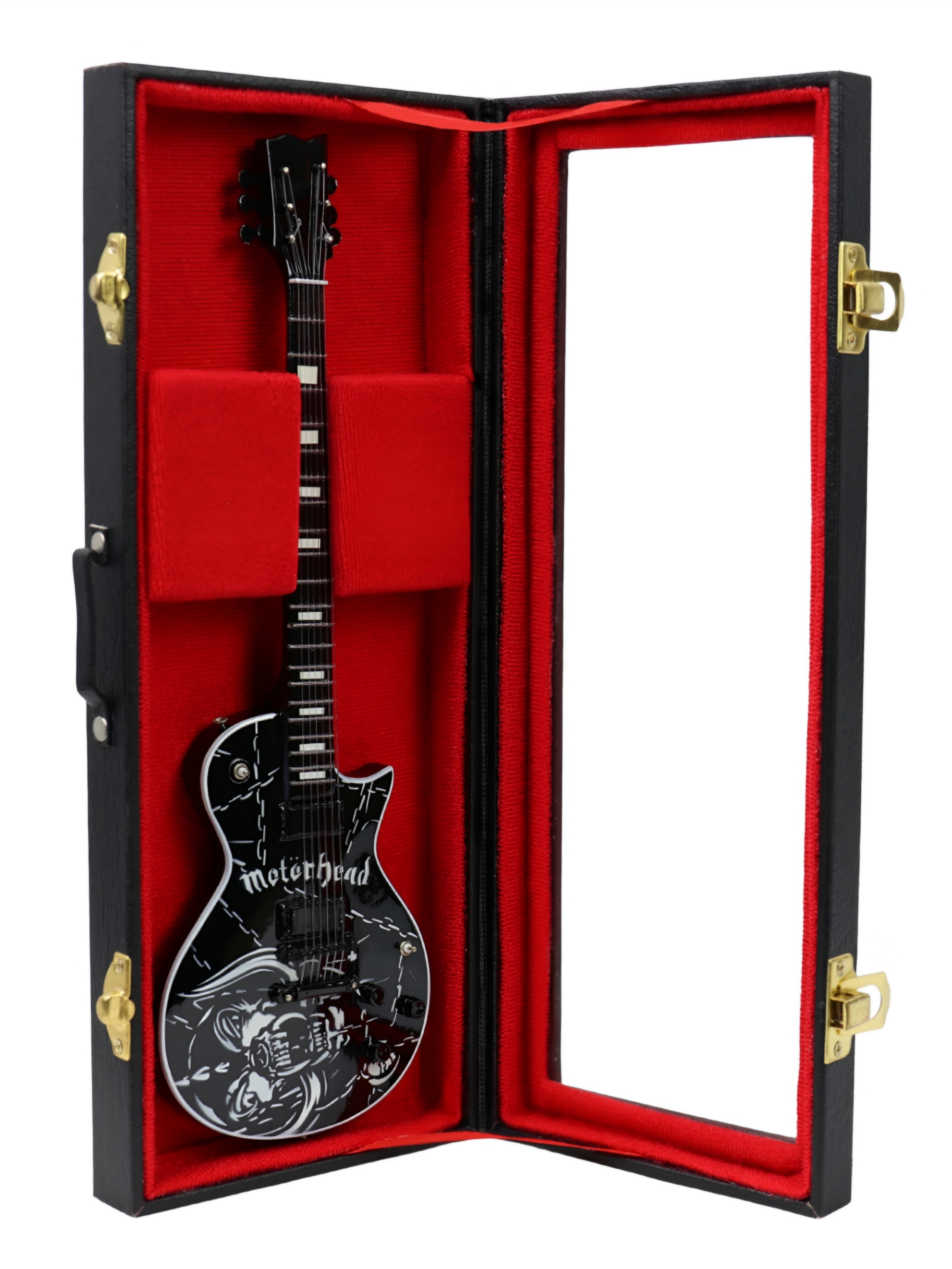 Сувенирная копия гитары в кейсе Motorhead 3 - фото 1 - rockbunker.ru