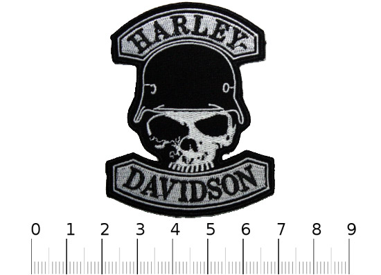 Нашивка Harley-Davidson - фото 1 - rockbunker.ru