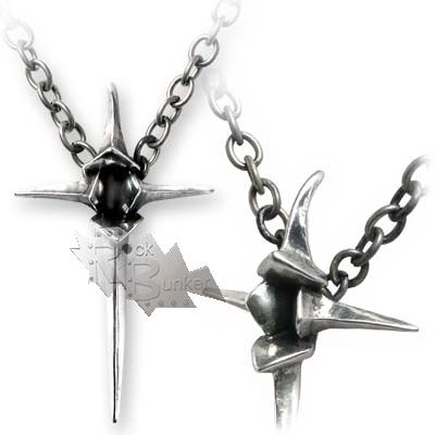 Кулон Alchemy Gothic P563 Cross Of Nails - фото 1 - rockbunker.ru