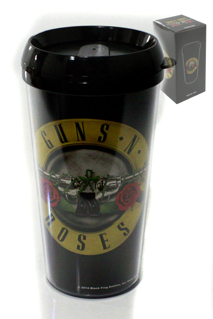 Походная кружка Guns N Roses логотип - фото 1 - rockbunker.ru