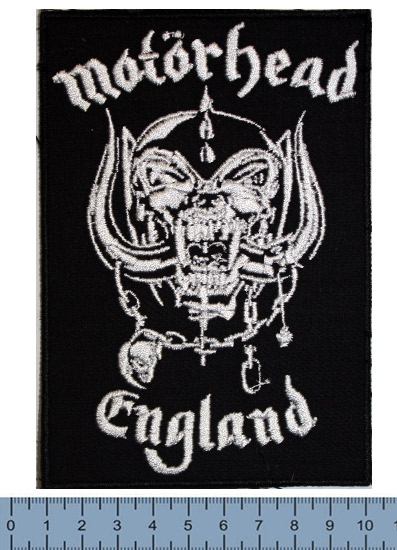 Нашивка RockMerch Motorhead England - фото 1 - rockbunker.ru